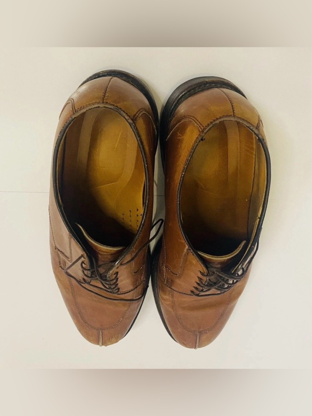 Allen Edmonds Stockbridge 1628 Brown Leather Ox Shoes Sz 11 D Made in USA